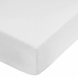 Luxury Deep Base 100% Cotton Fitted Sheet - White