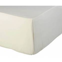 Luxury Deep Base 100% Cotton Fitted Sheet - Cream