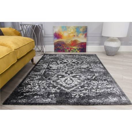 Antika Medallion Grey Patchwork
