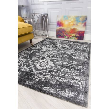 Antika Medallion Grey Patchwork