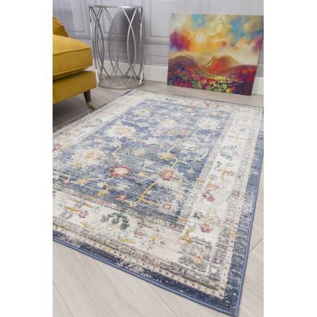 Boho Vesta Blue Distressed