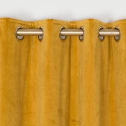 Elegance Velvet Antique Blossom Eyelet Curtains
