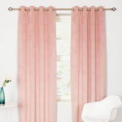 Elegance Velvet Blossom Eyelet Curtains