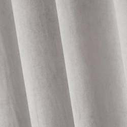 Elegance Velvet Grey Blue Eyelet Curtains