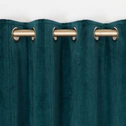 Elegance Velvet Marine Eyelet Curtains