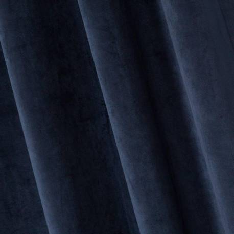Elegance Velvet Midnight Eyelet Curtains