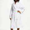 Waffle Weave Kimono Robe White 100% Cotton