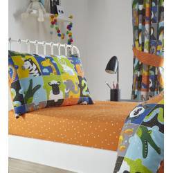 Animal Jigsaw Toddler Fitted Sheet