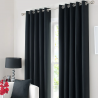Day Night Blackout Curtains - Black