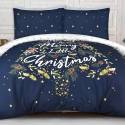 Merry Little Christmas Single Duvet & 1 Single Valance Sheet FREE