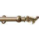 Milan 63mm Antique Collection Bronze with Smooth/Reeded Finish Leaf End