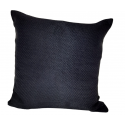 Basketweave Navy Cushion