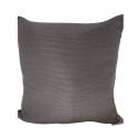Basketweave Charcoal Cushion