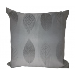 Silver Leaf Piped Cushion