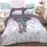 Sleepdown Elephant Mandala Purple Bed Reversable Quilt Duvet Cover Set Easy Care Anti-Allergic Soft & Smooth with Pillow Cases