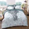 Sleepdown Elephant Mandala Teal Bed Reversable Quilt Duvet Cover Set Easy Care Anti-Allergic Soft & Smooth with Pillow Cases