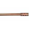 Vogue 28mm Pole Complete Set Copper Metal Barrell End