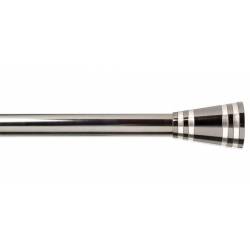 Vogue 28mm Pole Complete Set Black Nickel Trumpet End