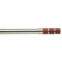 Vogue 28mm Pole Complete Set Brushed Steel Wood Metal Barrel