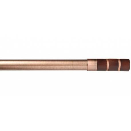 Vogue 28mm Pole Complete Set Copper Wood Metal Barrel