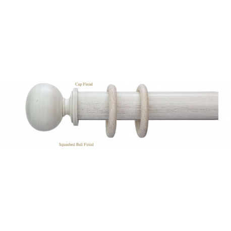 Capri Distressed Ivory 50mm Squashed Ball Complete Set