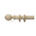 Capri Old White 50mm Reeded Ball Complete Set