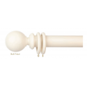 Florence 50mm Cream Ball End Complete Set
