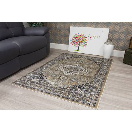 Aziza Medallion Beige