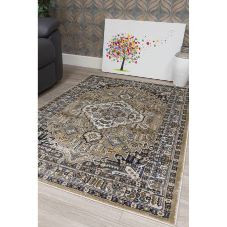 Aziza Medallion Beige