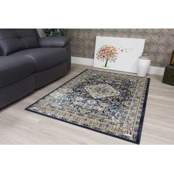 Aziza Medallion Navy