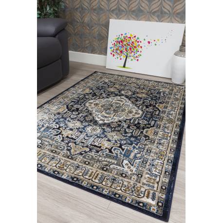 Aziza Medallion Navy