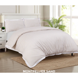 Atlantic Linen Duvet Set - Montpellier Sand