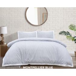 Atlantic Linen Duvet Set - Montpellier Blue