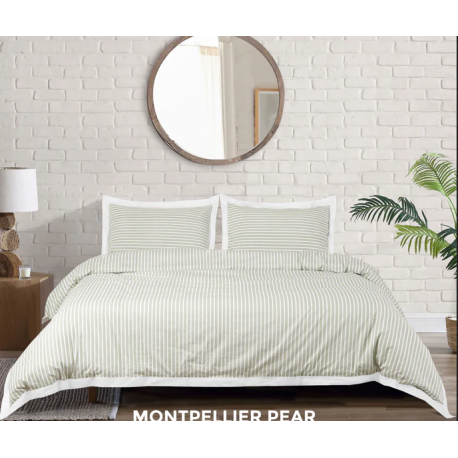 Atlantic Linen Duvet Set - Montpellier Pear