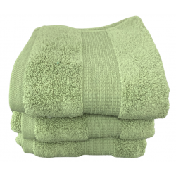 Olive Green Luxury Cotton Collection 100% Cotton Towels