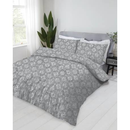 Aaliyah Grey Duvet Set