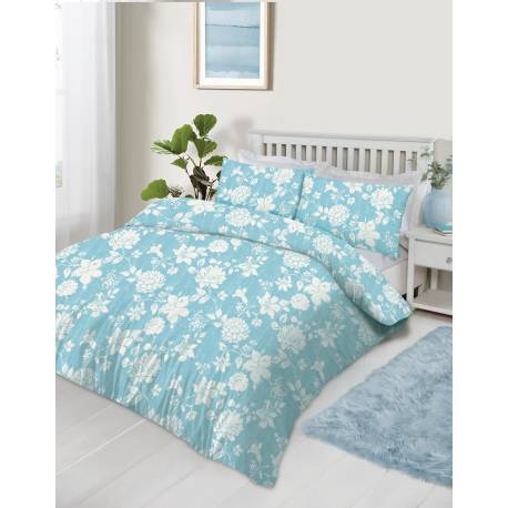 Dahlia Blue Duvet Set