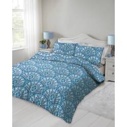 Nadia Paisley Blue Duvet Set