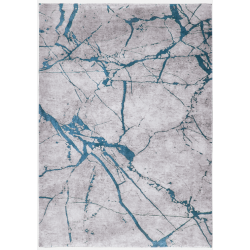 Rococo Glacial Blue Abstract