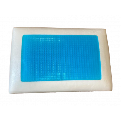 Memory Foam Pillow with Cool Gel Pad Bounce Back Firm Pillows Cooling