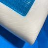 Memory Foam Pillow with Cool Gel Pad Bounce Back Firm Pillows Cooling