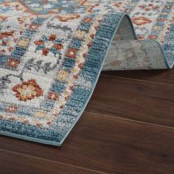 Mavira Kelim Blue Cream