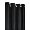 Midnight Velvet Blackout Thermal Curtains - Black