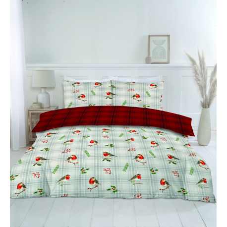 Robin Christmas Duvet Set