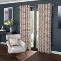 Riley Russet Eyelet Curtains