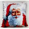 Christmas Santa Robin Filled Cushion