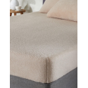 Smart Living Teddy Bear Fluffy Fitted Sheet - Natural