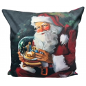 Santa's Globe Cushion Cover