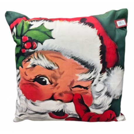 Santa's Red Glove Cushion Cover