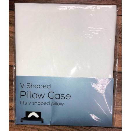 V Shaped Pillowcase White